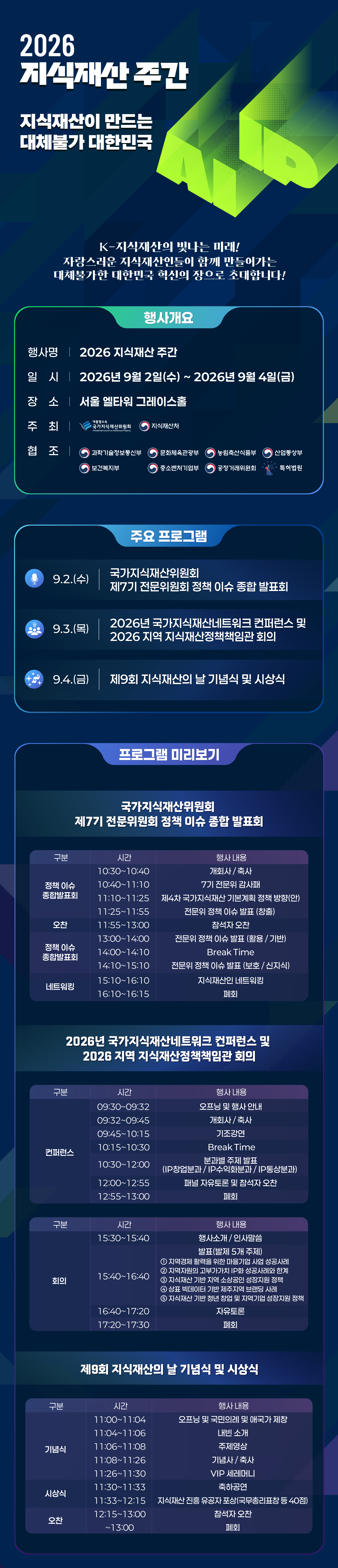 2026 지식재산 주간 프로그램